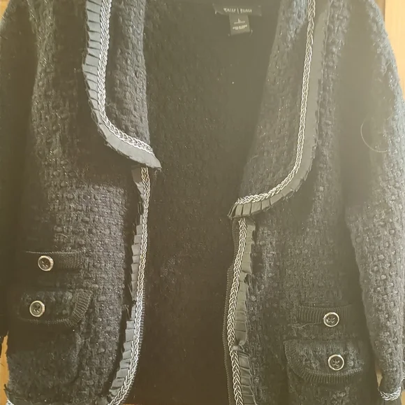 WHBM large black blazer - Picture 2 of 6